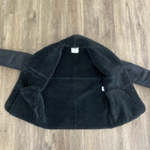 Aritzia Wilfred Free Faux Suede STALLION JACKET in Black - Picture 10 of 14